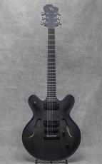 Victor Baker Guitars Model 35 Chambered Semi-hollow Black Smoke Sunburst Stain S/N:755_2