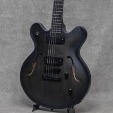Victor Baker Guitars Model 35 Chambered Semi-hollow Black Smoke Sunburst Stain S/N:755_5