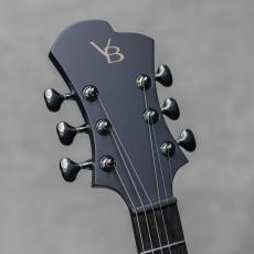 Victor Baker Guitars Model 35 Chambered Semi-hollow Black Smoke Sunburst Stain S/N:755_9