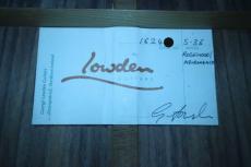 Lowden S-35 / S-Series Body・Solid Adirondack Spruce Top・Solid Indian Rosewood Side and Back・Mahogany and Rosewood Walnut 5P Neck・ Ebony Fingerboard・Rosewood Bridge・Scale Length 630mm【With Original Hard Case】_15