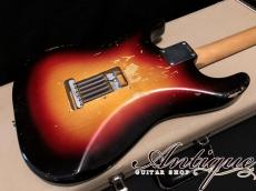 Fender Stratocaster 1963年製 Vivid Sunburst 3.34kg w/ White Tolex Case & Accessories “Full-Original”_5