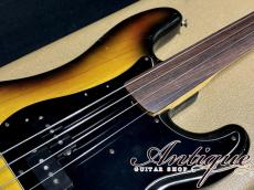 Fender Precision Bass Fretless 1977 Sunburst Virgin-Solder & Hi-Originality Parts w/Dark Rosewood FB 3.68kg "Light Weight Ash"_7