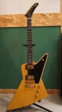 Gibson 1958 Korina Explorer Reissue VOS Black Pickguard Natural_11
