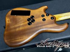 ATLANSIA Garland Bass 4st 2022 Natural /1P Mahogany Body, Fat Maple Neck, Thick Ebony FB w/ARC PU "Near-Mint"_5