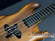 ATLANSIA Garland Bass 4st 2022 Natural /1P Mahogany Body, Fat Maple Neck, Thick Ebony FB w/ARC PU "Near-Mint"_8