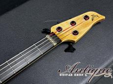 ATLANSIA Garland Bass 4st 2022 Natural /1P Mahogany Body, Fat Maple Neck, Thick Ebony FB w/ARC PU "Near-Mint"_11