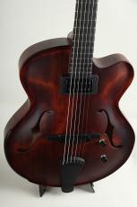 Victor Baker Guitars Model 15 Archtop 1 Pickup Brown Smoke Burst with satin topcoat 2023_3