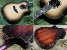 Taylor Catch Custom Guitar 2026 C14ce B6008 Charcoal Edgeburst -Lutz Spruce- #1202236086_10