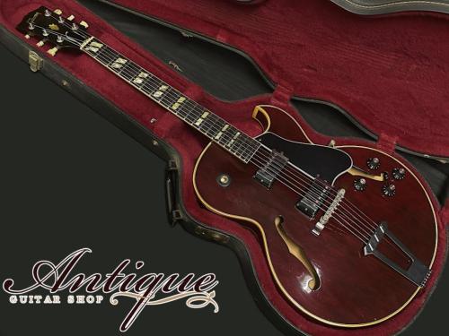 Gibson ES-175T 1976 Wine Red /Solid Black Rosewood FB /Engraved-Numbered PAF w/OHC 2.90kg “Rare Model & First Year”