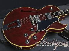 Gibson ES-175T 1976 Wine Red /Solid Black Rosewood FB /Engraved-Numbered PAF w/OHC 2.90kg “Rare Model & First Year”_4