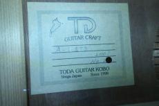 TODA Guitars (戸田 真次)A-1 STD / Solid Cedar Top・Solid Mahogany・Original Peg・Ebony Fingerboard and Bridge・Wood binding・Clear Pick guard 【With Hard Case 】2001年製_16