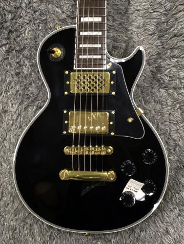 GrassRoots G-LPC-Mini BK(Black)【アンプ搭載ミニギター】【LPカスタムタイプ】【約2.7kg!】