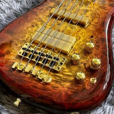 Warwick Custom Shop MasterBuilt Streamer Stage II 5-String 2025 Limited Edition Bleached Honey Sunset Burst_3