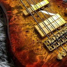Warwick Custom Shop MasterBuilt Streamer Stage II 5-String 2025 Limited Edition Bleached Honey Sunset Burst_4