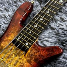 Warwick Custom Shop MasterBuilt Streamer Stage II 5-String 2025 Limited Edition Bleached Honey Sunset Burst_5