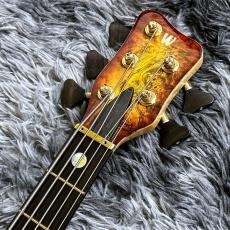 Warwick Custom Shop MasterBuilt Streamer Stage II 5-String 2025 Limited Edition Bleached Honey Sunset Burst_7