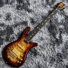 Warwick Custom Shop MasterBuilt Streamer Stage II 4-String 2025 Limited Edition Bleached Honey Sunset Burst_2