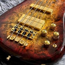 Warwick Custom Shop MasterBuilt Streamer Stage II 4-String 2025 Limited Edition Bleached Honey Sunset Burst_3