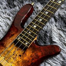 Warwick Custom Shop MasterBuilt Streamer Stage II 4-String 2025 Limited Edition Bleached Honey Sunset Burst_5