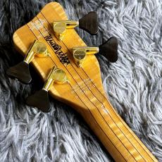 Warwick Custom Shop MasterBuilt Streamer Stage II 4-String 2025 Limited Edition Bleached Honey Sunset Burst_8