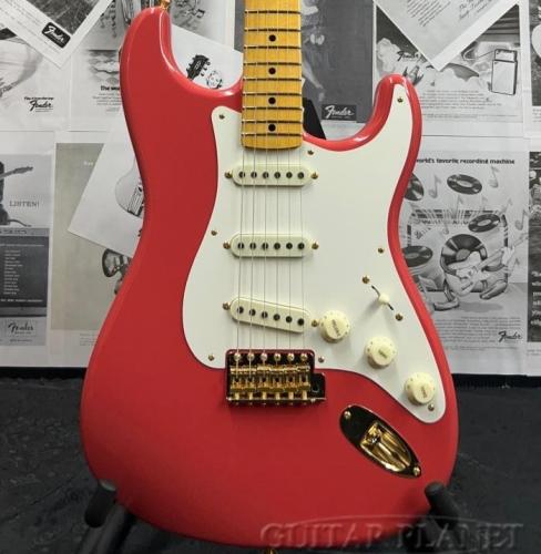 Fender Custom Shop ~Winter NAMM Show Display #33~ 1955 Stratocaster Gold Hardware DCC -Faded/Aged Fiesta Red-