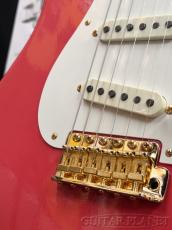 Fender Custom Shop ~Winter NAMM Show Display #33~ 1955 Stratocaster Gold Hardware DCC -Faded/Aged Fiesta Red-_9
