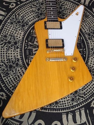 Gibson ~Historic Collection~ 1958 Korina Explorer Reissue White Pickguard Natural VOS -2021USED!!【4.07kg】