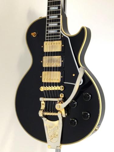 Gibson Murphy Lab 1957 Les Paul Custom 3-Pickup With Bigsby Vibrato Ebony Light Aged