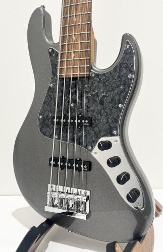 Sadowsky MetroExpress MX21 VJ5 Morado Fingerboard / Silver Metallic