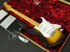 Fender Custom Shop Limited Edition 70th Anniversary 1954 Stratocaster DLX Closet Classic Wide-Fade 2-Color Sunburst_2