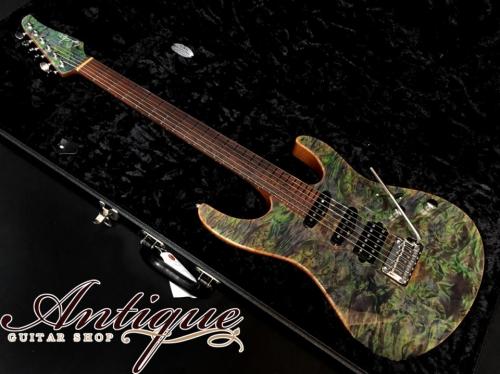 Suhr Modern Custom Burl Maple Top ‘15年製 Trans Algae w/Matching Head 3.3kg “Dead Stock Condition”
