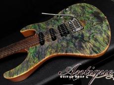 Suhr Modern Custom Burl Maple Top ‘15年製 Trans Algae w/Matching Head 3.3kg “Dead Stock Condition”_4