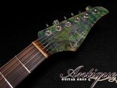 Suhr Modern Custom Burl Maple Top ‘15年製 Trans Algae w/Matching Head 3.3kg “Dead Stock Condition”_6