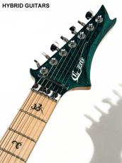 G-Life Guitars DSG Life Ash VII Top Grade Bubble Green Moon_3