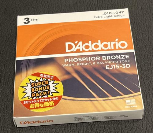 D'addario EJ15-3DBP 10-47