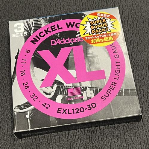 D'addario EXL120-3DBP 09-42 