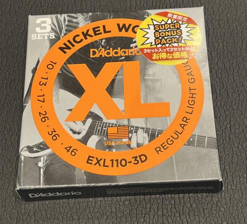 D'addario EXL110-3DBP 10-46 