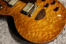 Bizen Works Custom Order Grain Arced BRW Limited Quilted Maple Top Brazilian Rosewood Neck Lemon Burst_4