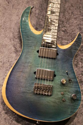 Giulio Negrini Guitars (GNG) Custom Order Brea Carved 6 Custom Theme Inlay "Winter Wolves" 【Made in Switzerland】【Art Inlay】