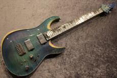 Giulio Negrini Guitars (GNG) Custom Order Brea Carved 6 Custom Theme Inlay "Winter Wolves" 【Made in Switzerland】【Art Inlay】_2