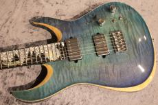 Giulio Negrini Guitars (GNG) Custom Order Brea Carved 6 Custom Theme Inlay "Winter Wolves" 【Made in Switzerland】【Art Inlay】_5