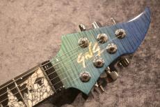 Giulio Negrini Guitars (GNG) Custom Order Brea Carved 6 Custom Theme Inlay "Winter Wolves" 【Made in Switzerland】【Art Inlay】_8