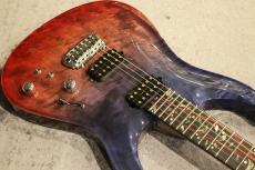 Giulio Negrini Guitars (GNG) Custom Order Brea Carved 6 1-Piece Figured Italian Poplar Body "Fade22" 【Made in Switzerland】_6