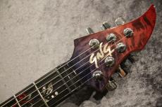 Giulio Negrini Guitars (GNG) Custom Order Brea Carved 6 1-Piece Figured Italian Poplar Body "Fade22" 【Made in Switzerland】_8