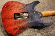 Giulio Negrini Guitars (GNG) Custom Order Brea Carved 6 1-Piece Figured Italian Poplar Body "Fade22" 【Made in Switzerland】_11