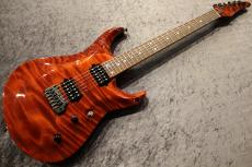 Koca Guitars Custom Order Light DC Carved Flame Redwood Top/Quilt Maho Back/ Roast Flame Maple Neck/Snakewood FB_2