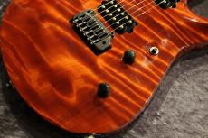 Koca Guitars Custom Order Light DC Carved Flame Redwood Top/Quilt Maho Back/ Roast Flame Maple Neck/Snakewood FB_3