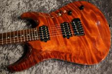 Koca Guitars Custom Order Light DC Carved Flame Redwood Top/Quilt Maho Back/ Roast Flame Maple Neck/Snakewood FB_5