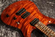 Koca Guitars Custom Order Light DC Carved Flame Redwood Top/Quilt Maho Back/ Roast Flame Maple Neck/Snakewood FB_6
