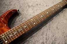 Koca Guitars Custom Order Light DC Carved Flame Redwood Top/Quilt Maho Back/ Roast Flame Maple Neck/Snakewood FB_9